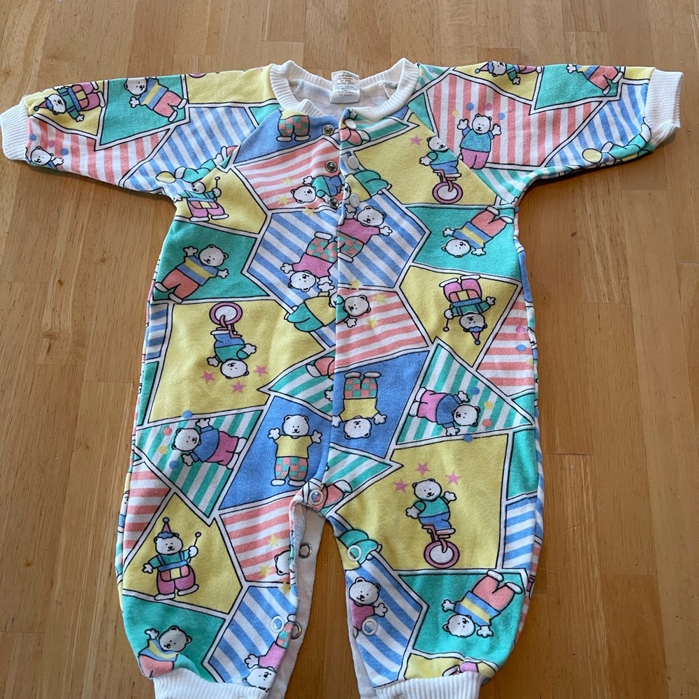 Playful Bear Print Kids Bodysuit